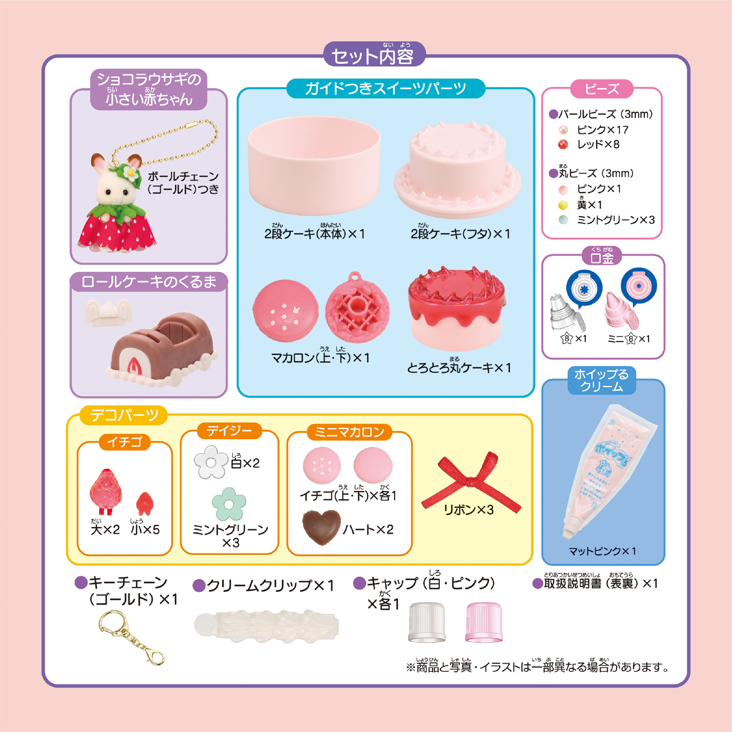 シルバニアファミリー いちごのアニバーサリースイーツキット / 雑貨