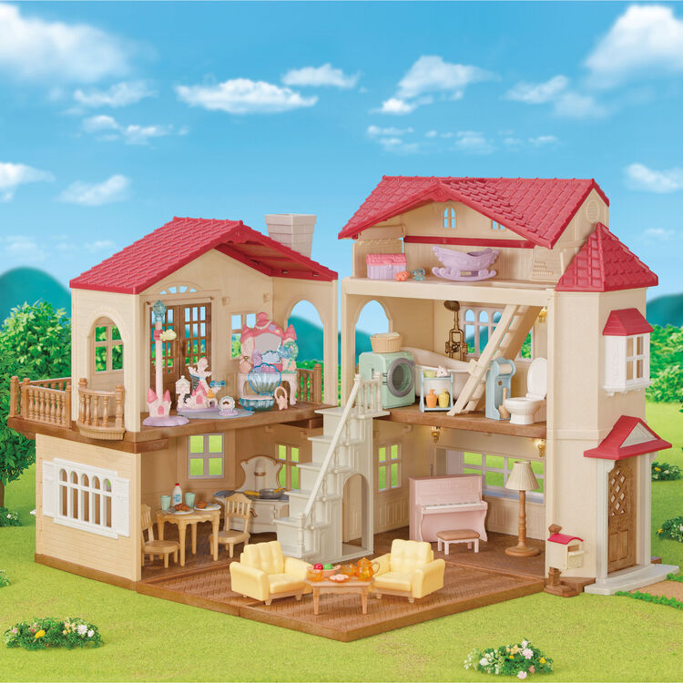 赤い屋根の大きなお家 デラックス家具セット / 家具 - シルバニア 
