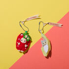 シルバニアファミリーキーチェーン　ショコラウサギの赤ちゃん -いちご-, hi-res image number 1