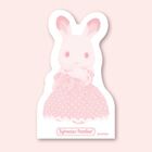 ダイカットメモ（ショコラウサギの女の子）, hi-res image number 1