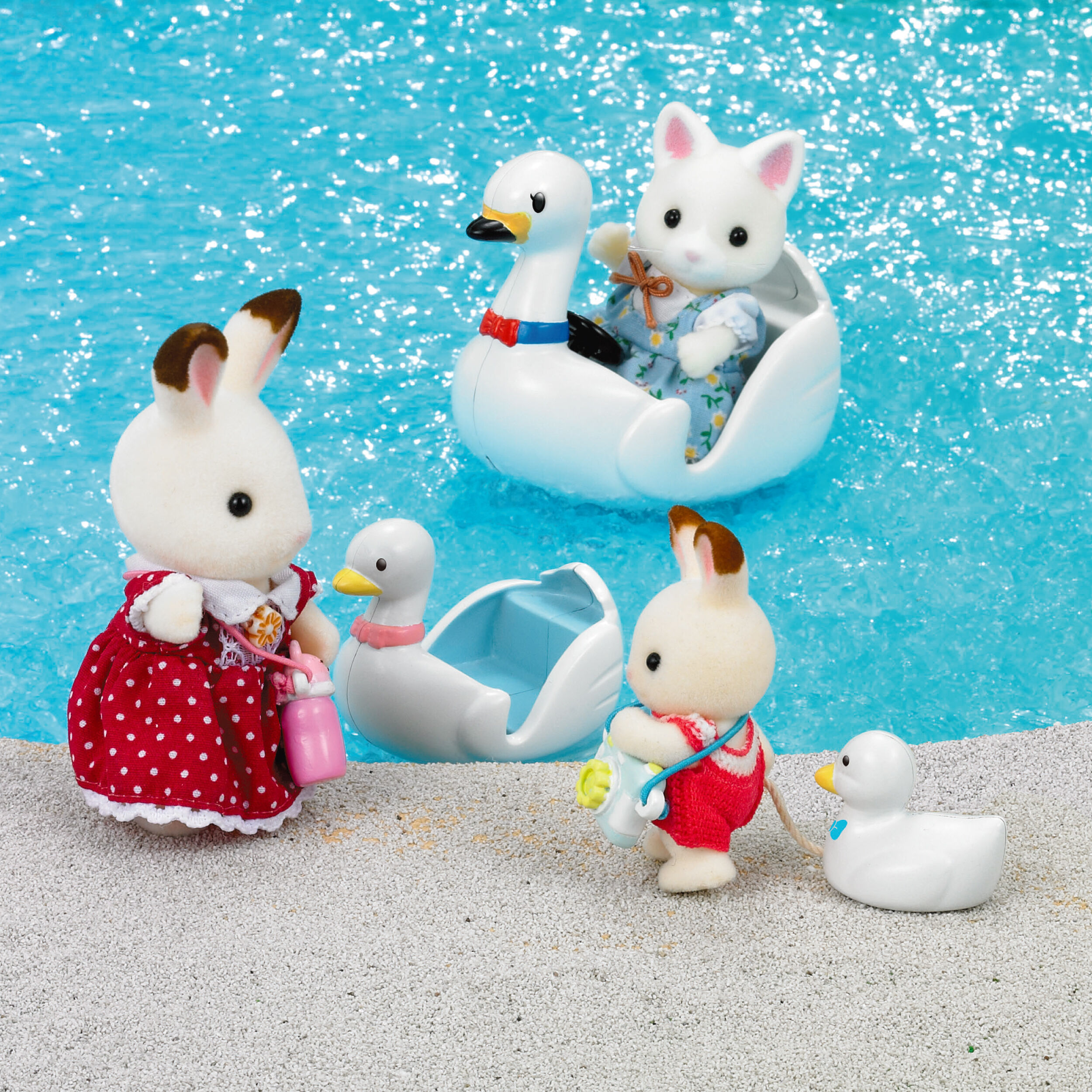 なかよしスワンボートセット / ファミリートリップ - シルバニア