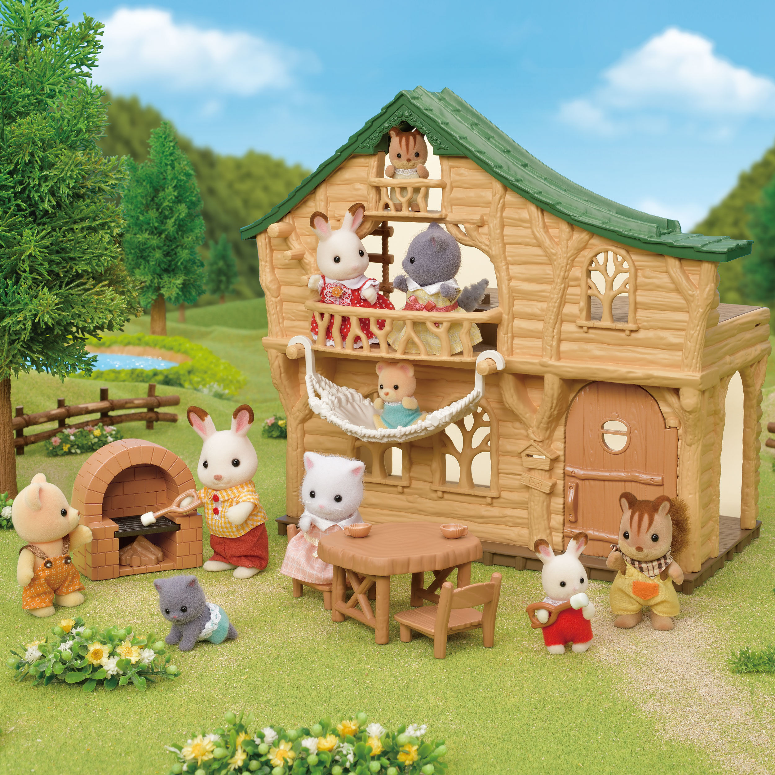 森のわくわくログハウス / ファミリートリップ - シルバニアファミリー