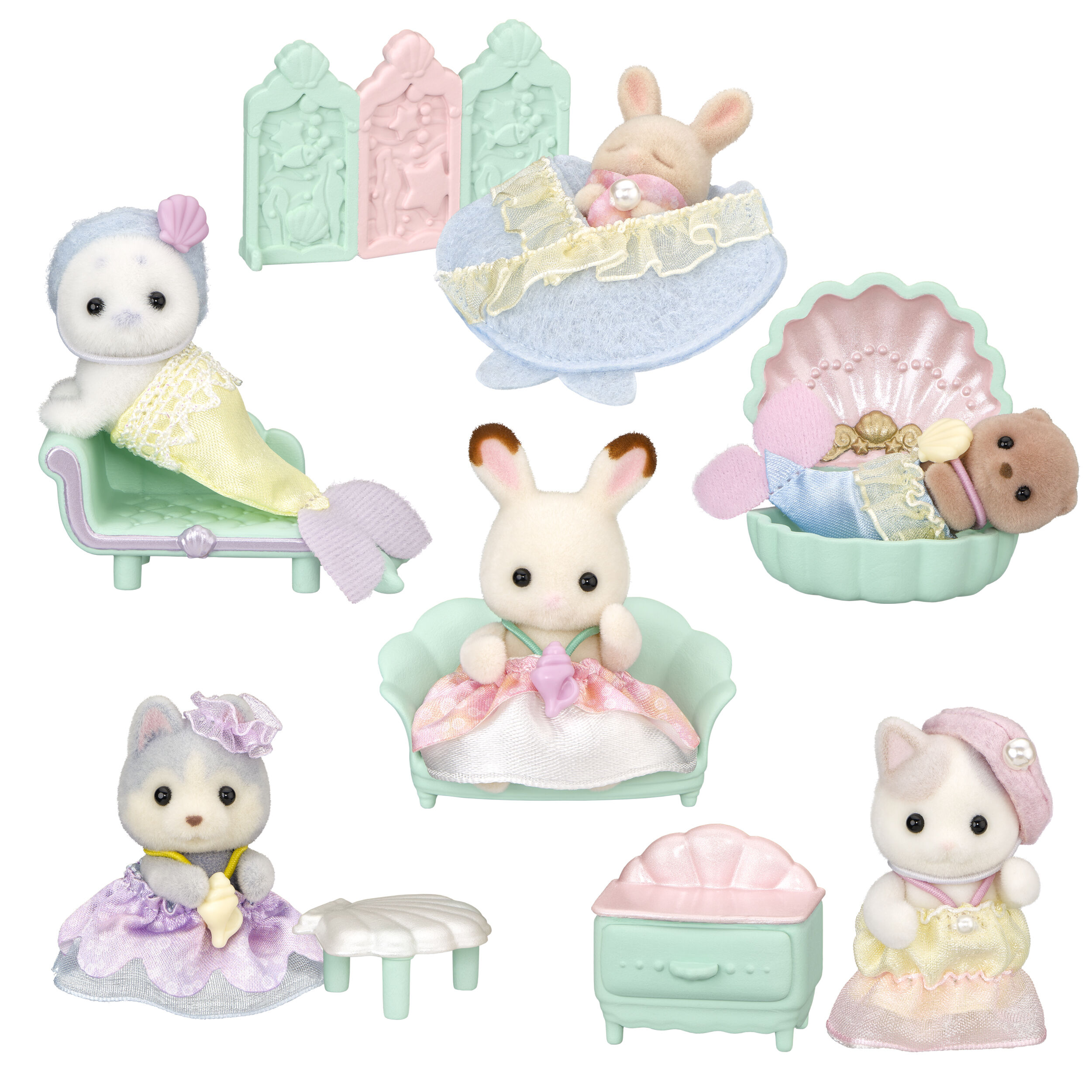 赤ちゃん家具コレクション -ゆめいろマーメイド- Box / 赤ちゃん