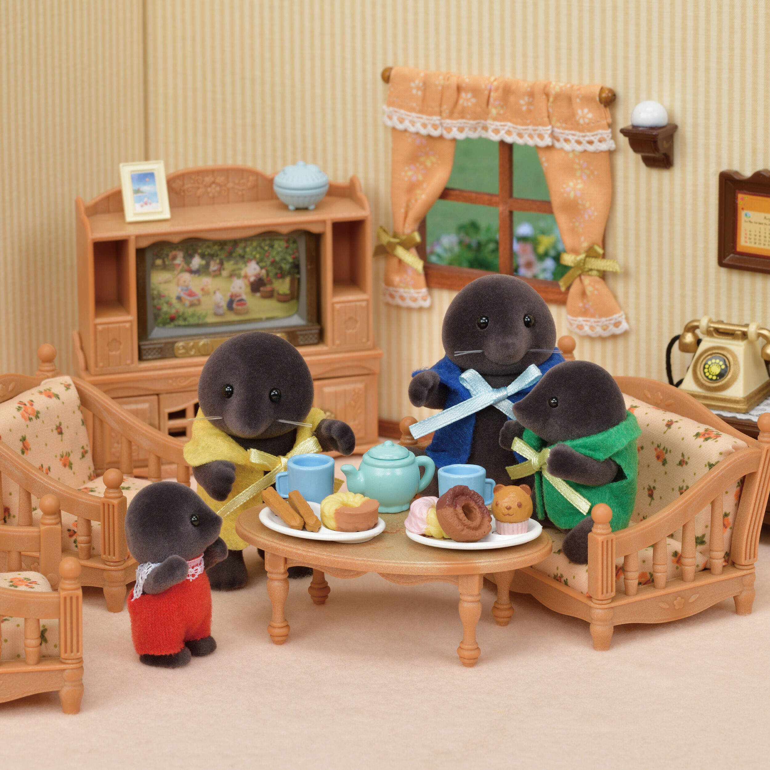 Sylvanian Families モグラの女の子&男の子セット Sylvanian Families モグラの女の子&男の子セット Sylvanian Families