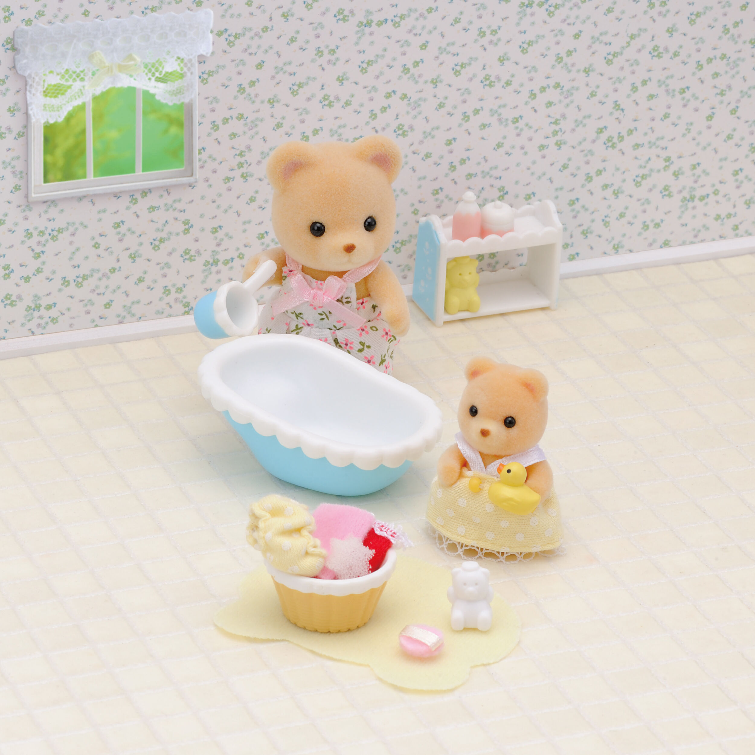 ベビーバスタイム / 人形・家具 - シルバニアファミリー