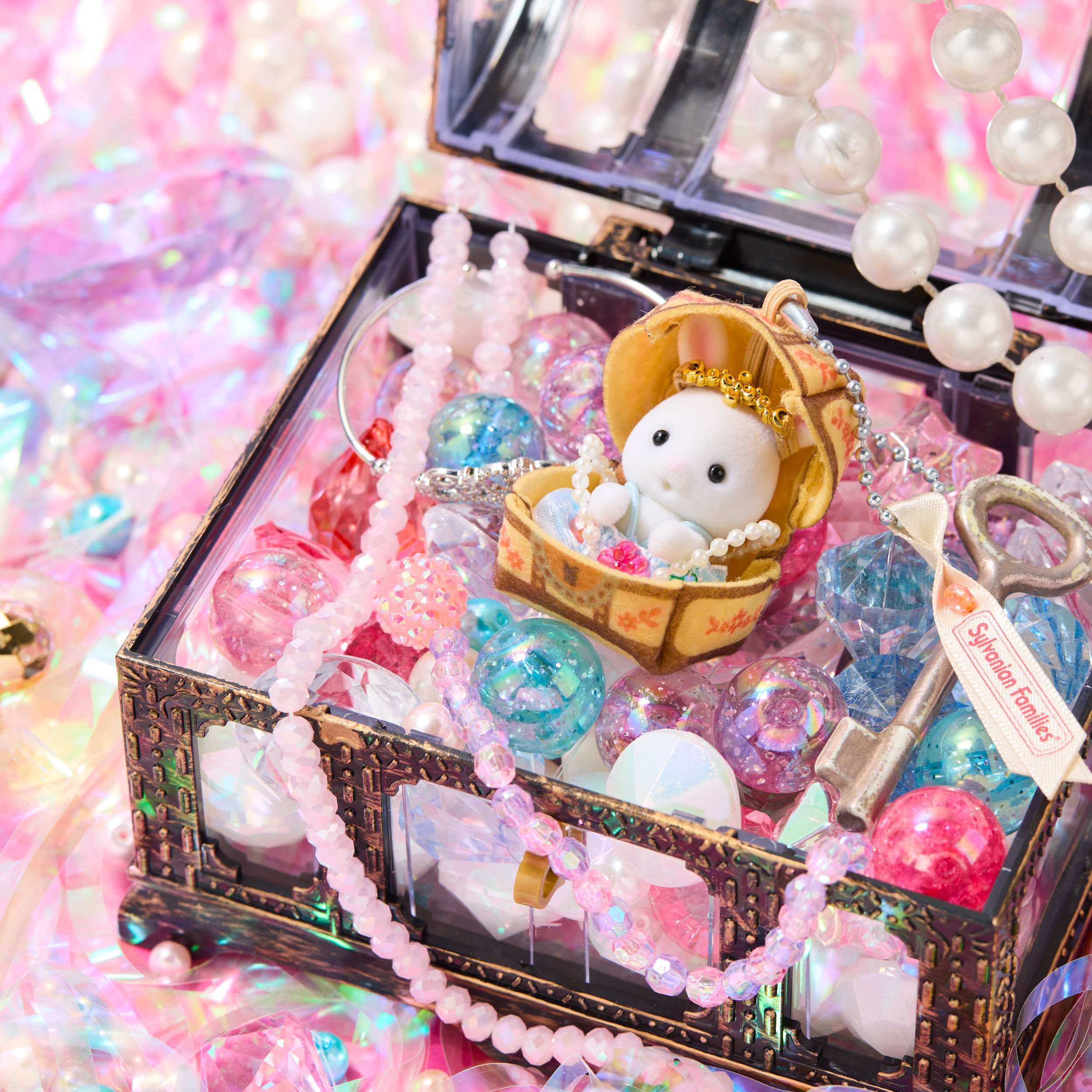 シルバニアファミリーキーチェーン　7点セット NEW ARRIVAL】シルバニアファミリーキーチェーン新発売