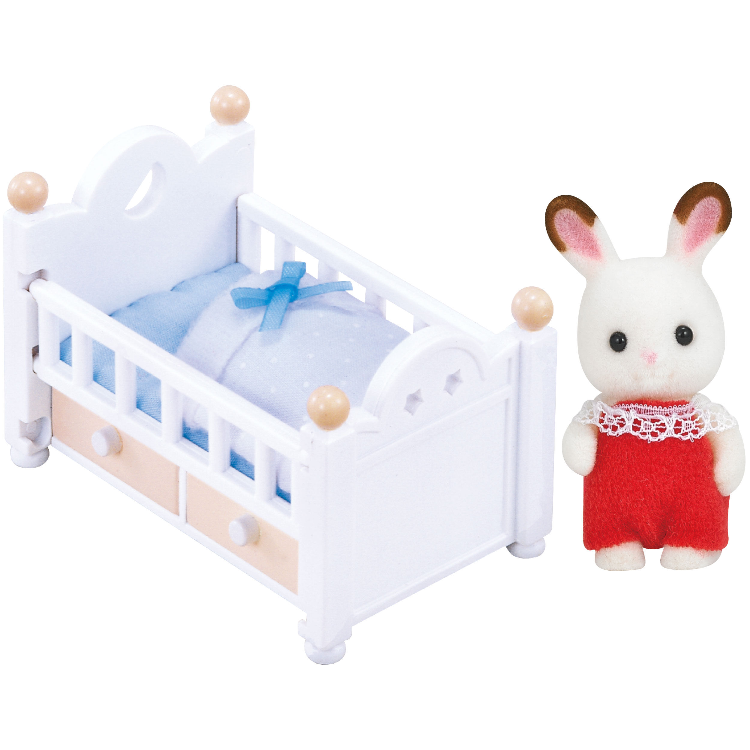 ショコラウサギの赤ちゃん・家具セット / 家具と人形セット