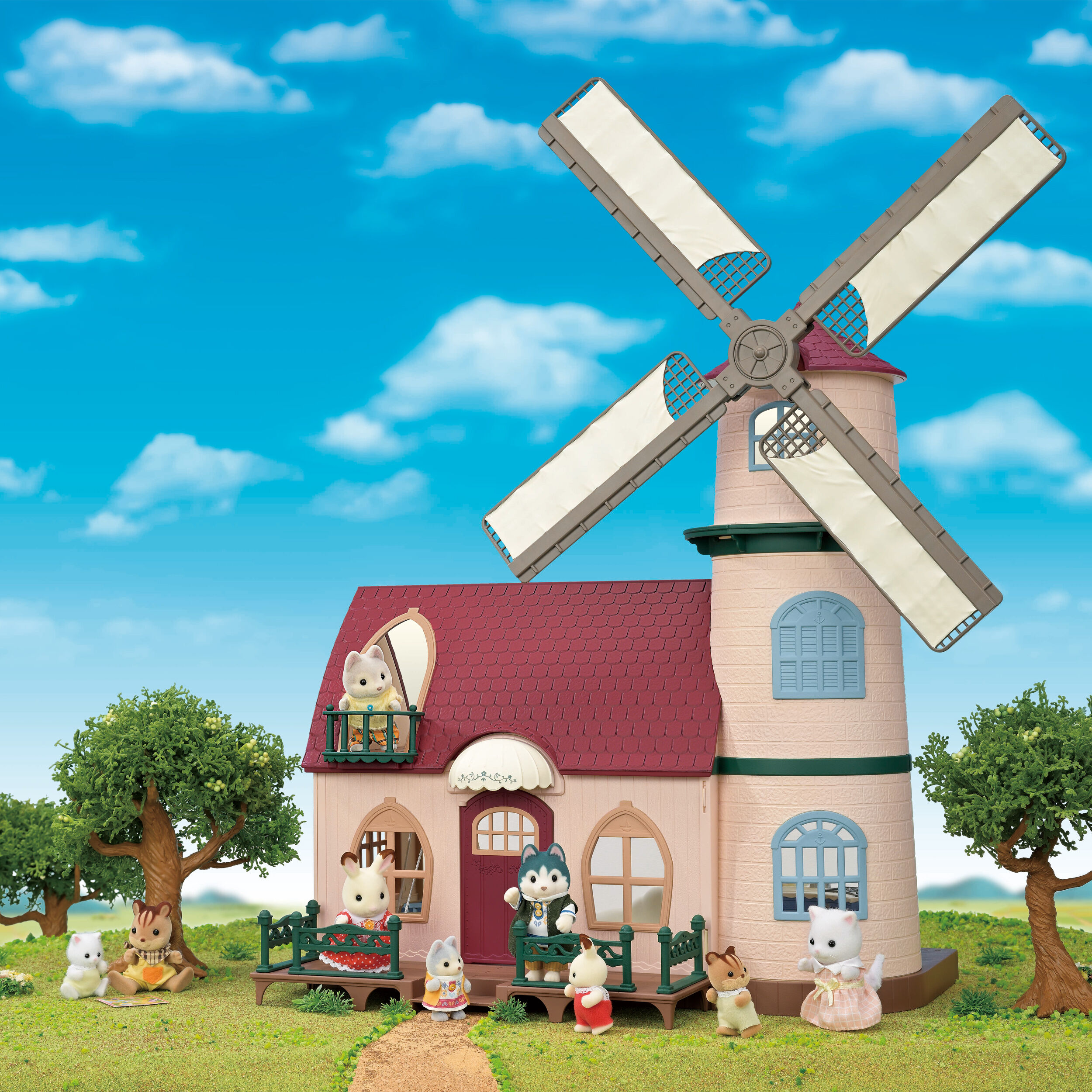 丘の上のしあわせの風車 -ハスキーのお兄さん＆赤ちゃん- / お家