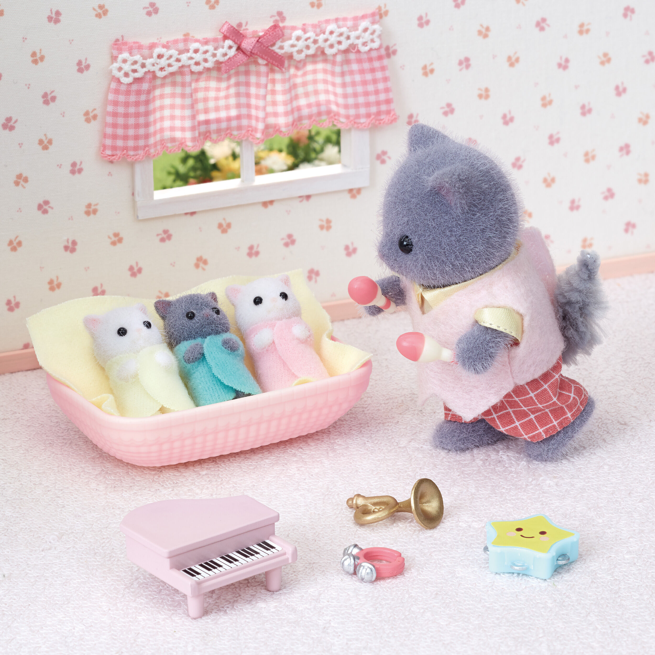 【１２体】シルバニア　ペルシャネコのみつごちゃん　小さい赤ちゃん ペルシャネコのみつごちゃん | シルバニアファミリー