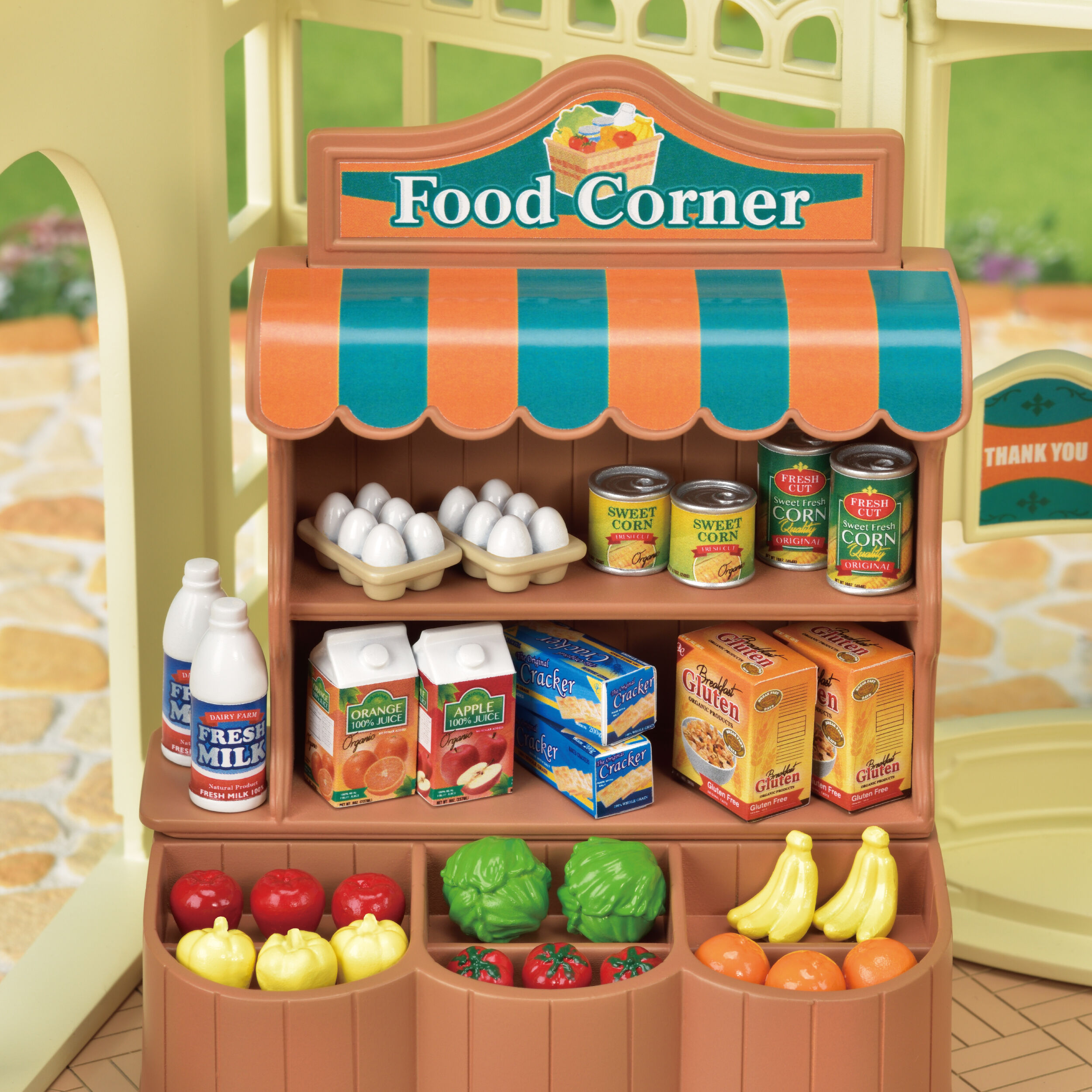 シルバニア　棚　カントリーマーケット 森のマーケット / お店屋さん・お医者さん - シルバニア