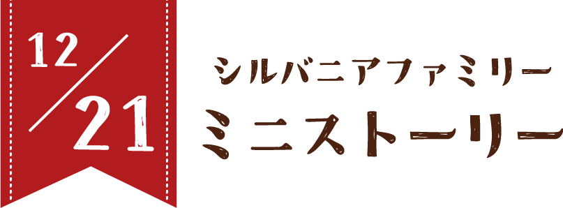 12/21 シルバニアファミリーミニストーリー