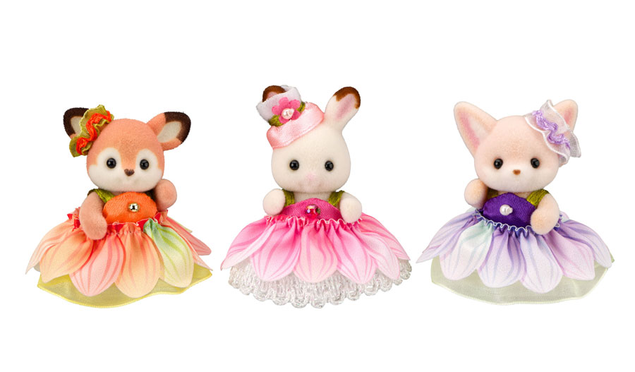 終了】抽選で2名様にオリジナル新商品『赤ちゃんトリオ（お花のドレス