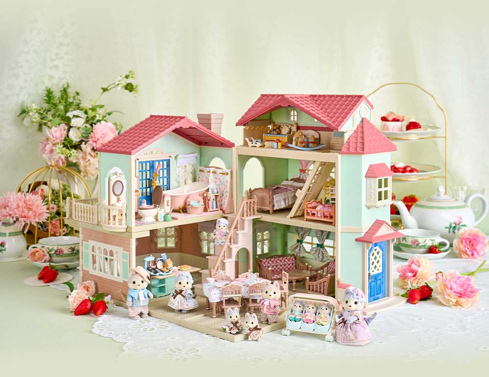 赤い屋根の大きなお家-屋根裏はひみつのお部屋- エレガントデラックスセット