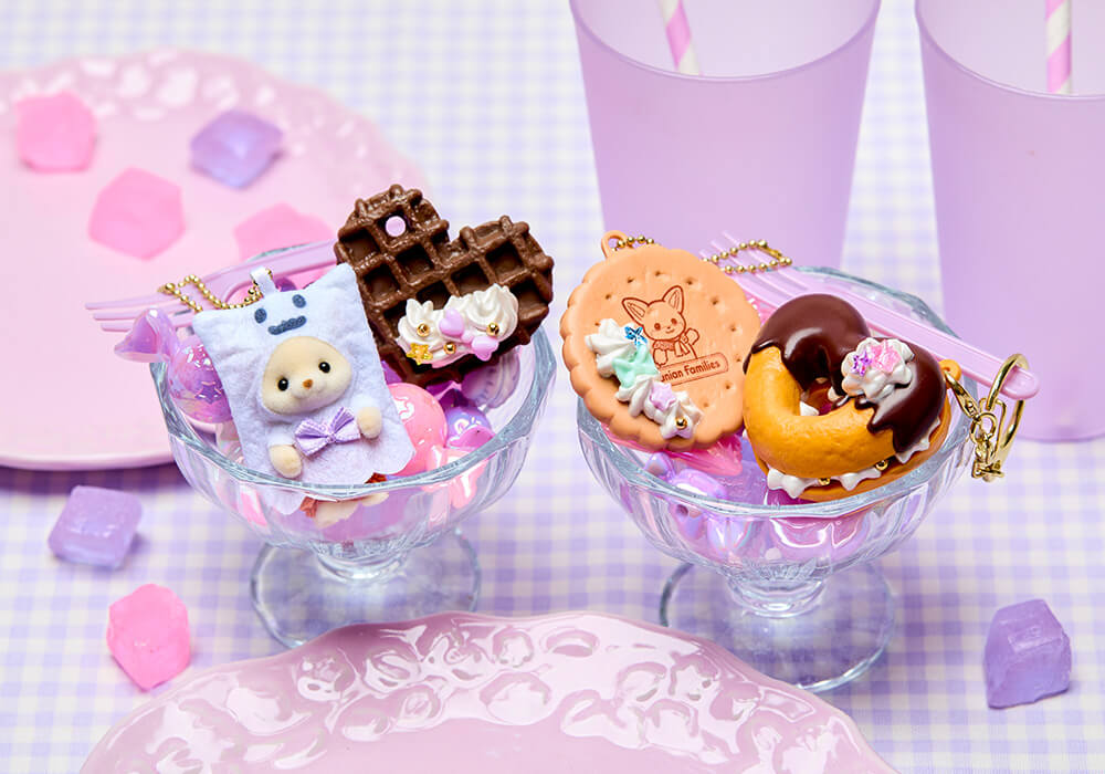 できあがったスイーツ作品