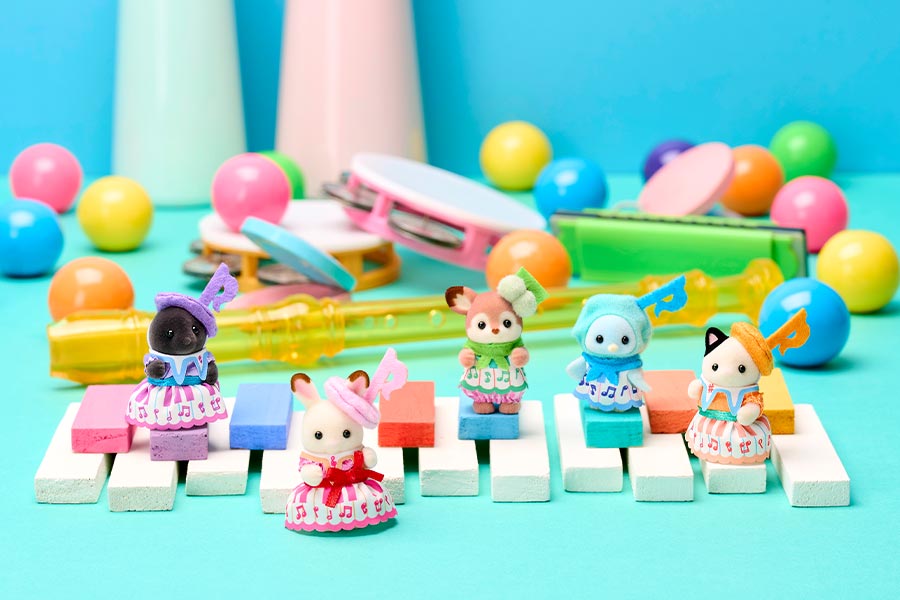 赤ちゃんフィギュア 9体セット オリジナル新商品『あつまれ！赤ちゃんセット -おんぷ-』が登場♪今