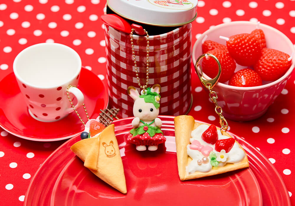 できあがったスイーツ作品
