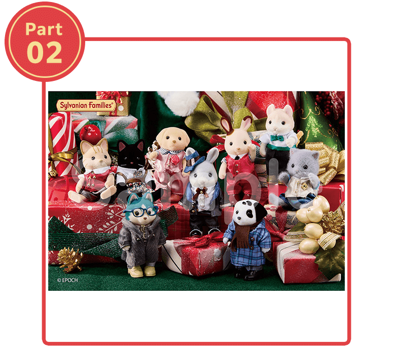 シルバニアファミリー　赤ちゃん付きカレンダー ならべてかわいい！赤ちゃんカレンダー / 赤ちゃん - シルバニア