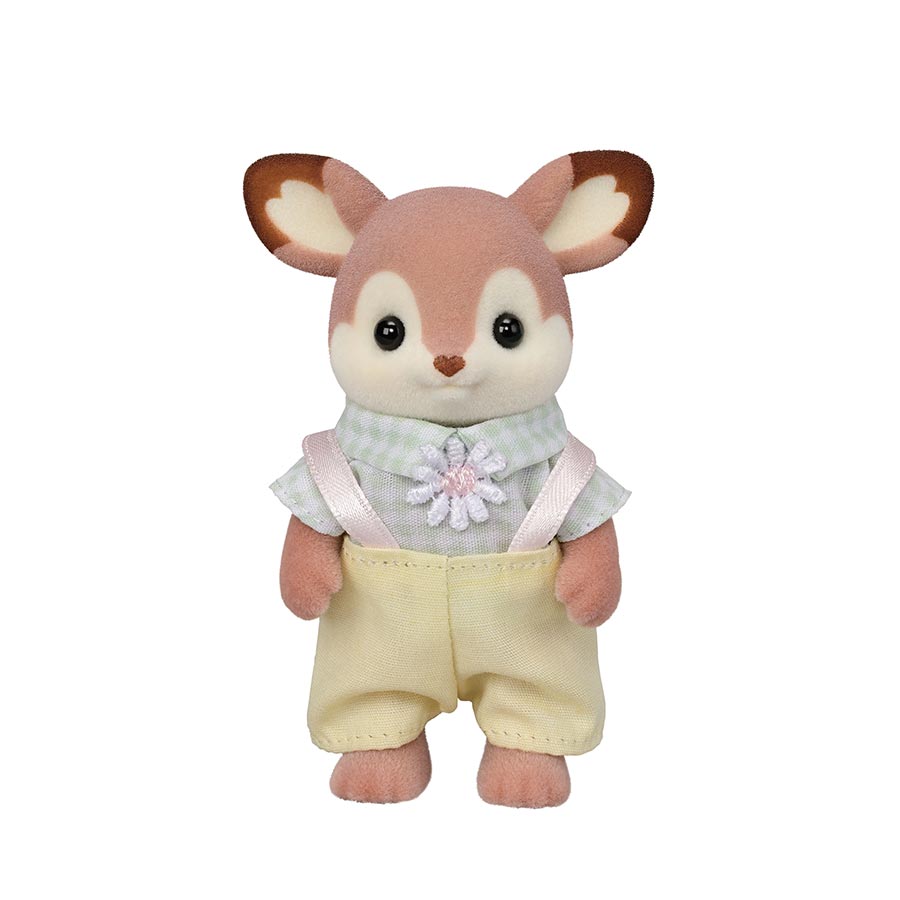 にゃんちゃんさま専用 シルバニアファミリーの御洋服 クリスマスローズ ピンク 大好評の「赤ちゃんコスチューム人形」に、クリスマスデザインが