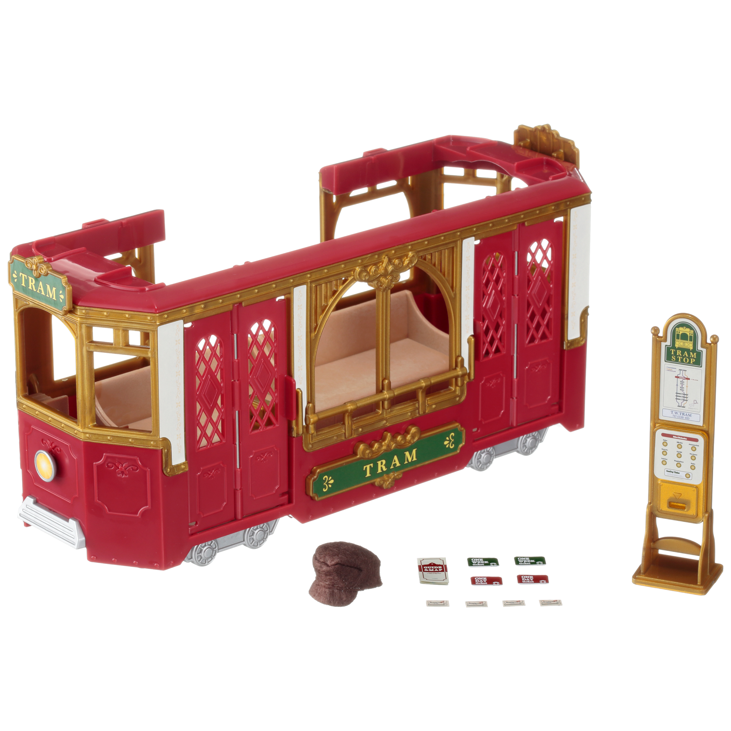 シルバニアファミリー　海外版　トラム　デパート　ポーチ Amazon.co.jp: シルバニアファミリー タウン 【街のおでかけ