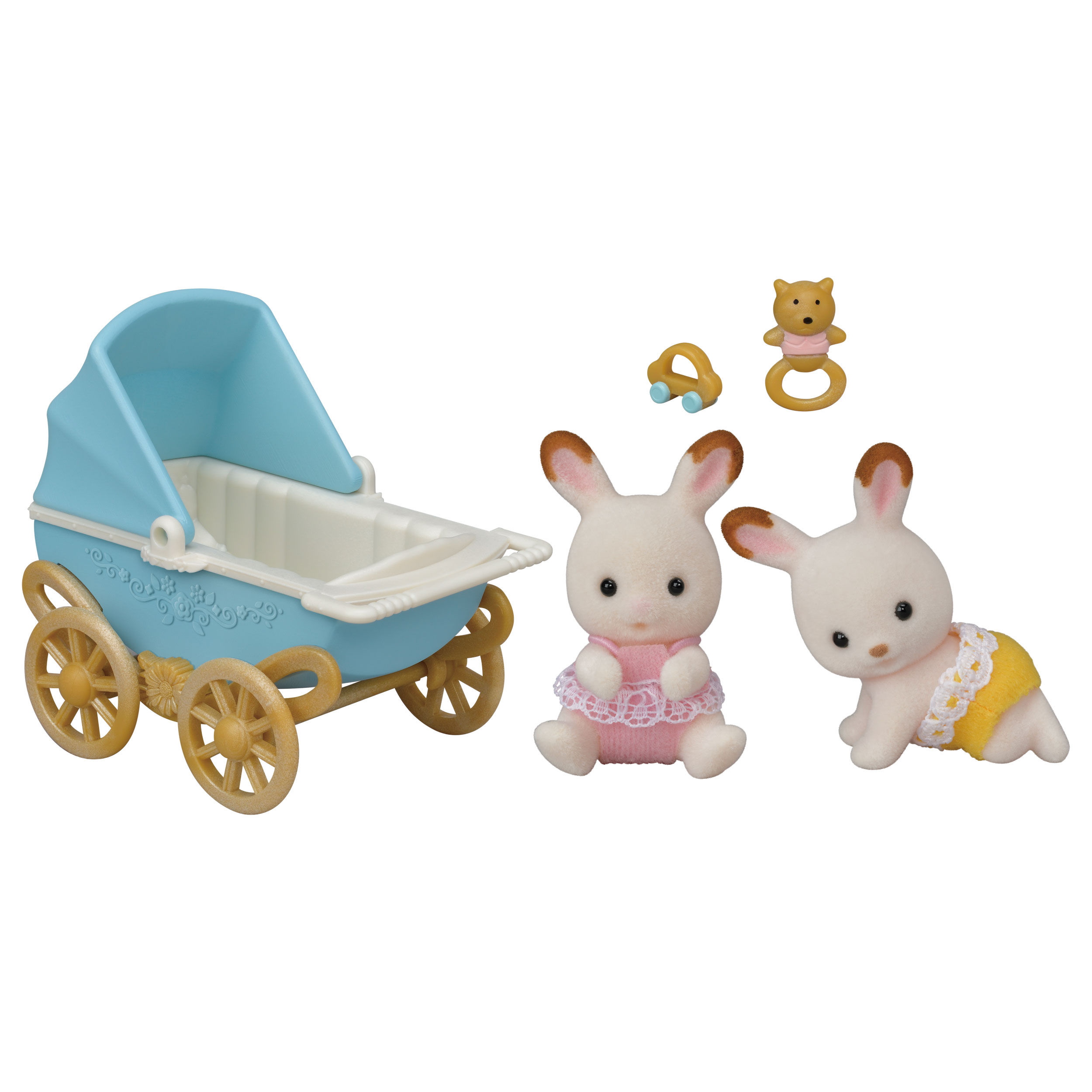 シルバニアファミリー　赤ちゃんペアセット　うさぎ　ラブラドール　まとめ売り シルバニアファミリー 赤ちゃんペアセット うさぎ ラブラドール