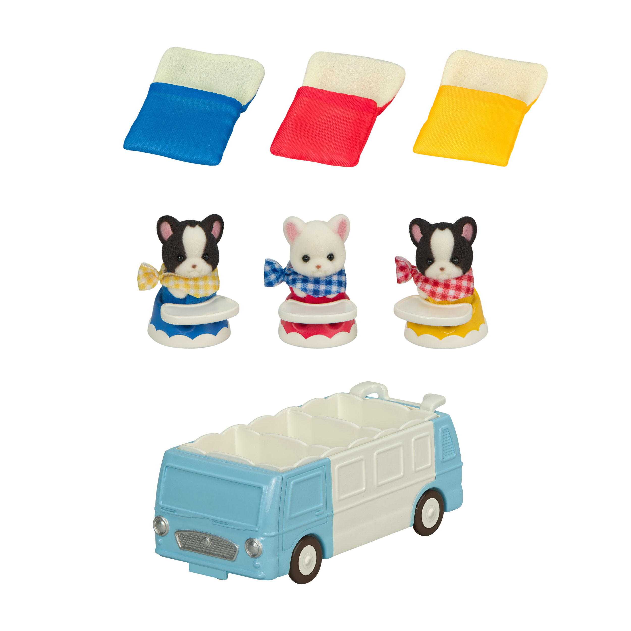 フレンチブルドッグのみつごちゃん -わくわくおでかけセット- / 家具と