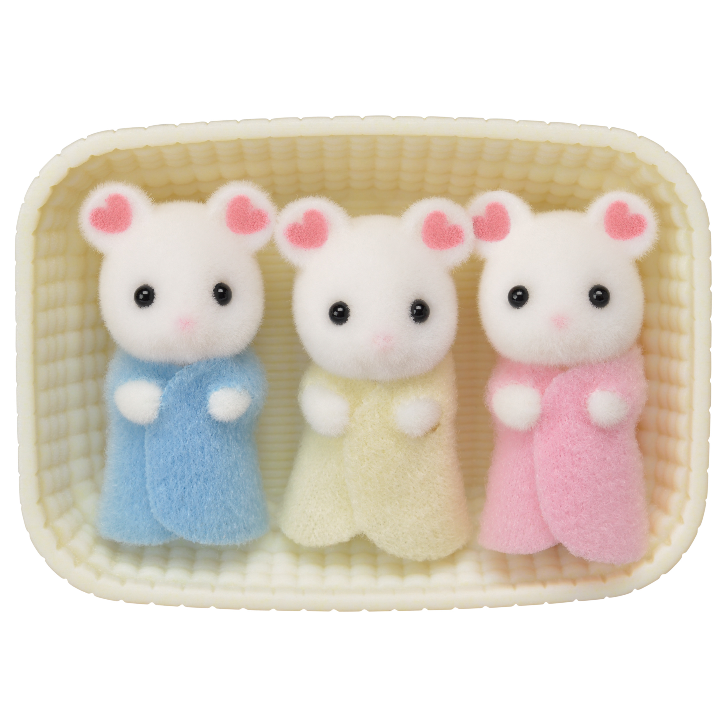 シルバニア　ネズミの赤ちゃん マシュマロネズミのみつごちゃん / 赤ちゃん - シルバニアファミリー