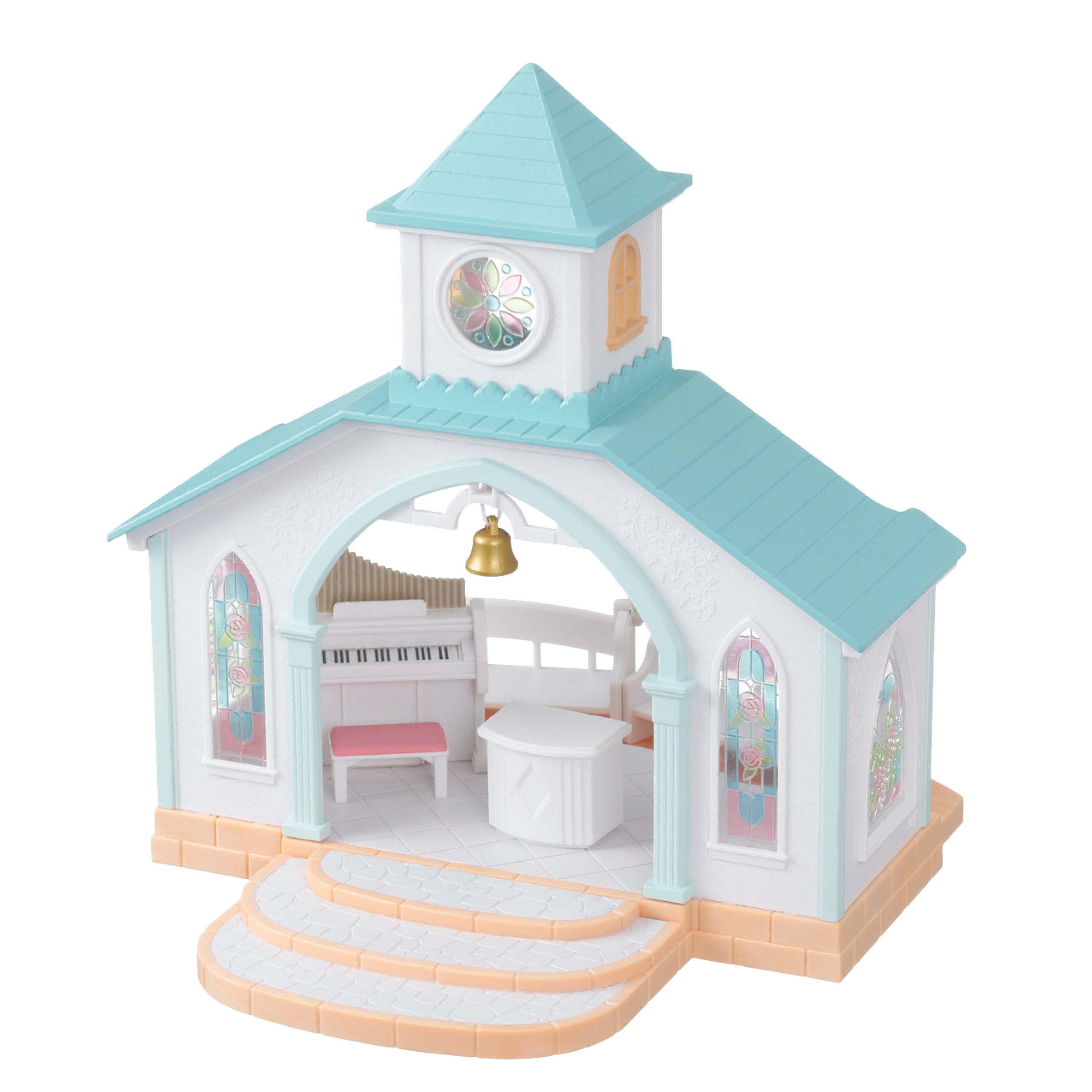 シルバニアファミリー　森のウェディング　チャペル　赤屋根 シルバニア Sylvanian Families 森のウェディング チャペル 教会