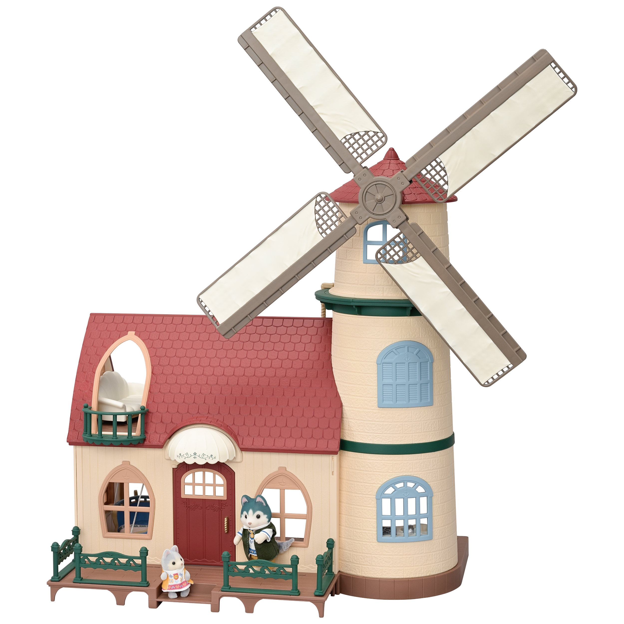シルバニアファミリー WINDMILL丘の上の風車 海外購入品