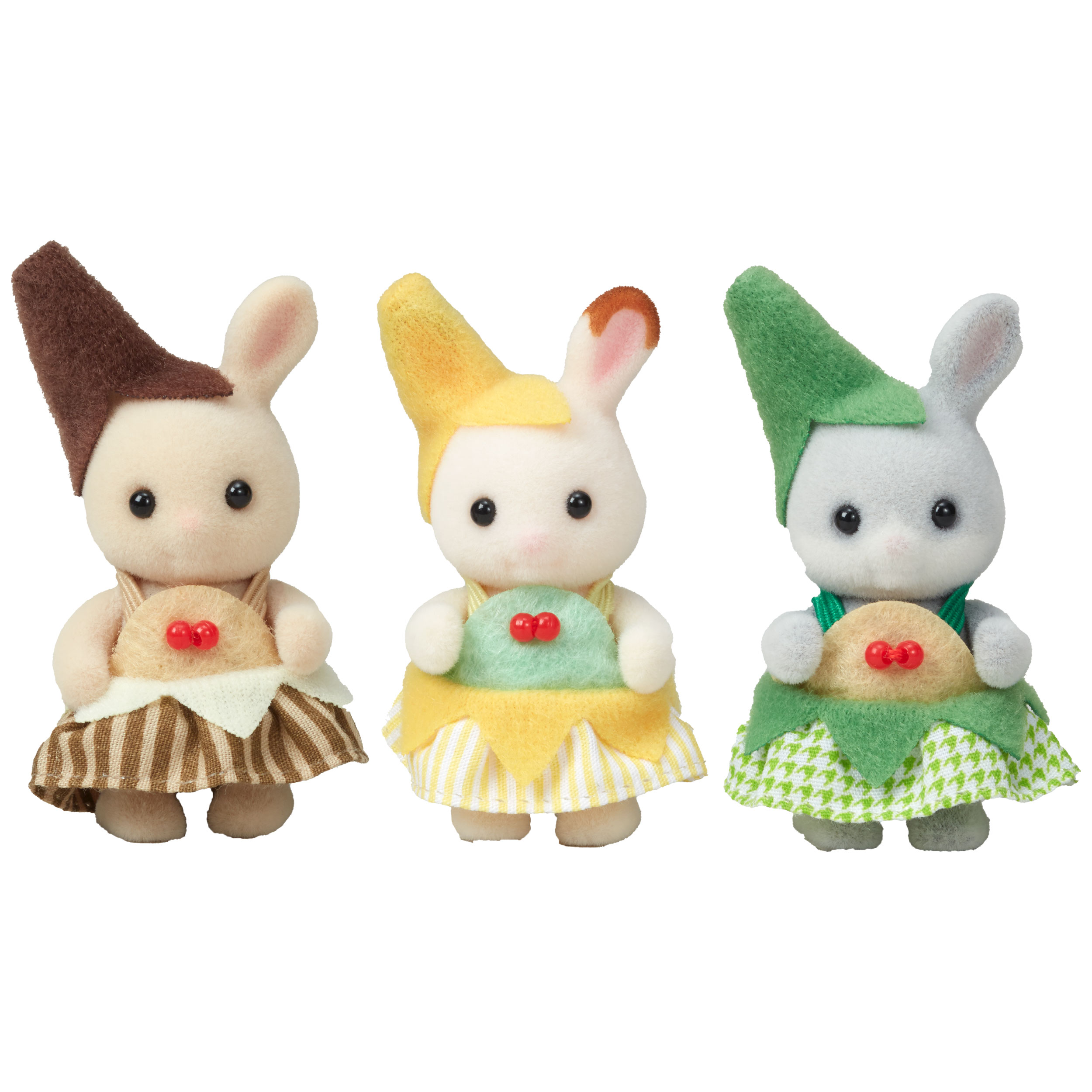 シルバニアファミリー 三つ子の赤ちゃんサイズ【チョコバナナクレープ 