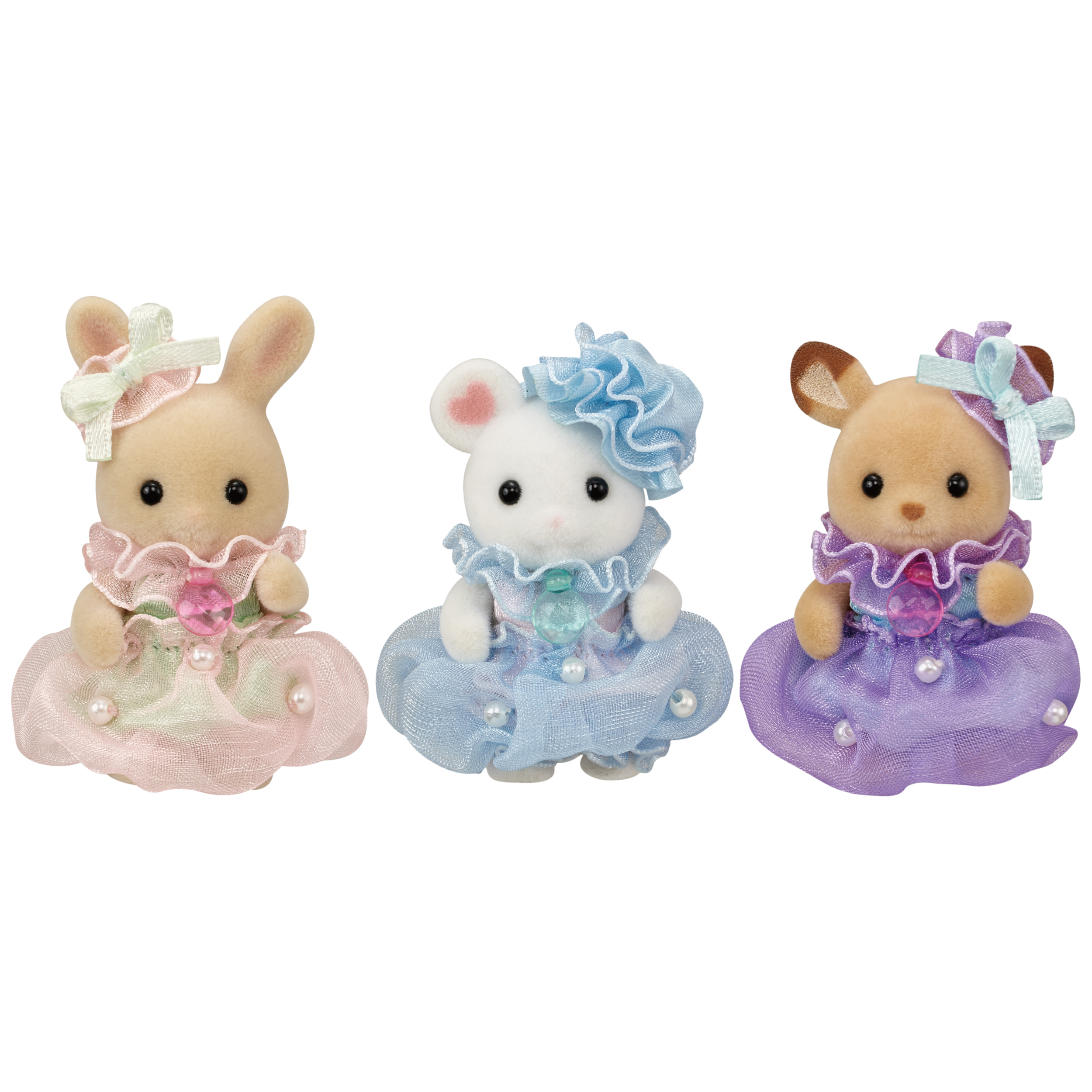 シルバニアファミリー - シルバニア　赤ちゃん　シマネコ　ジェリーフィッシュ 赤ちゃんトリオに新しい仲間が登場！『赤ちゃんトリオ（ジェリー