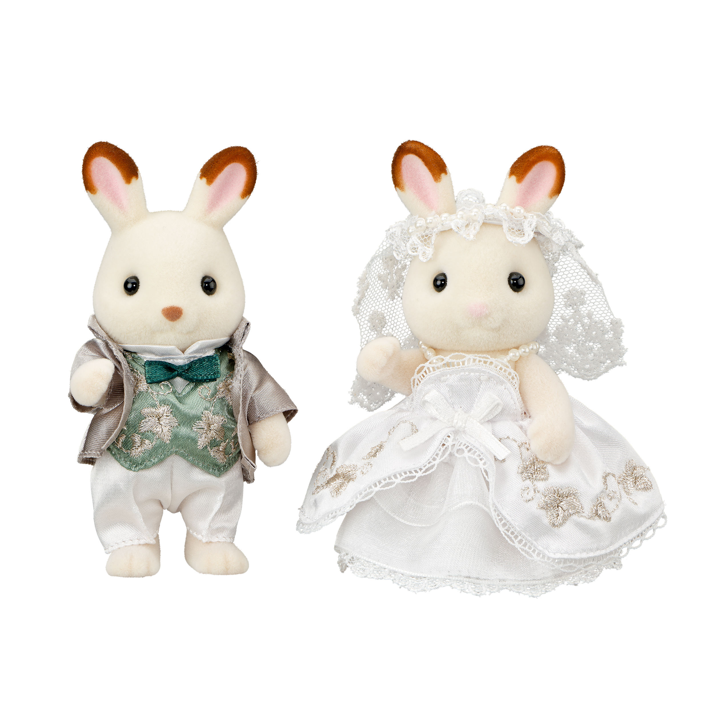 最新作 すてきなウェディングペアセット-アイビーの刺しゅう キャラクターグッズ