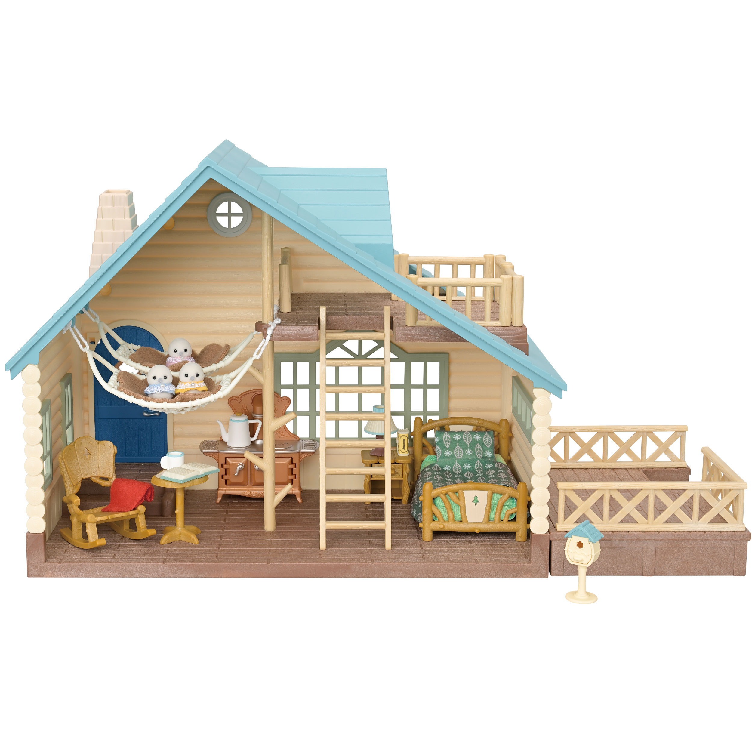 100％品質 / シマエナガのぬくもりログコテージ お家 シルバニア - キャラクターグッズ