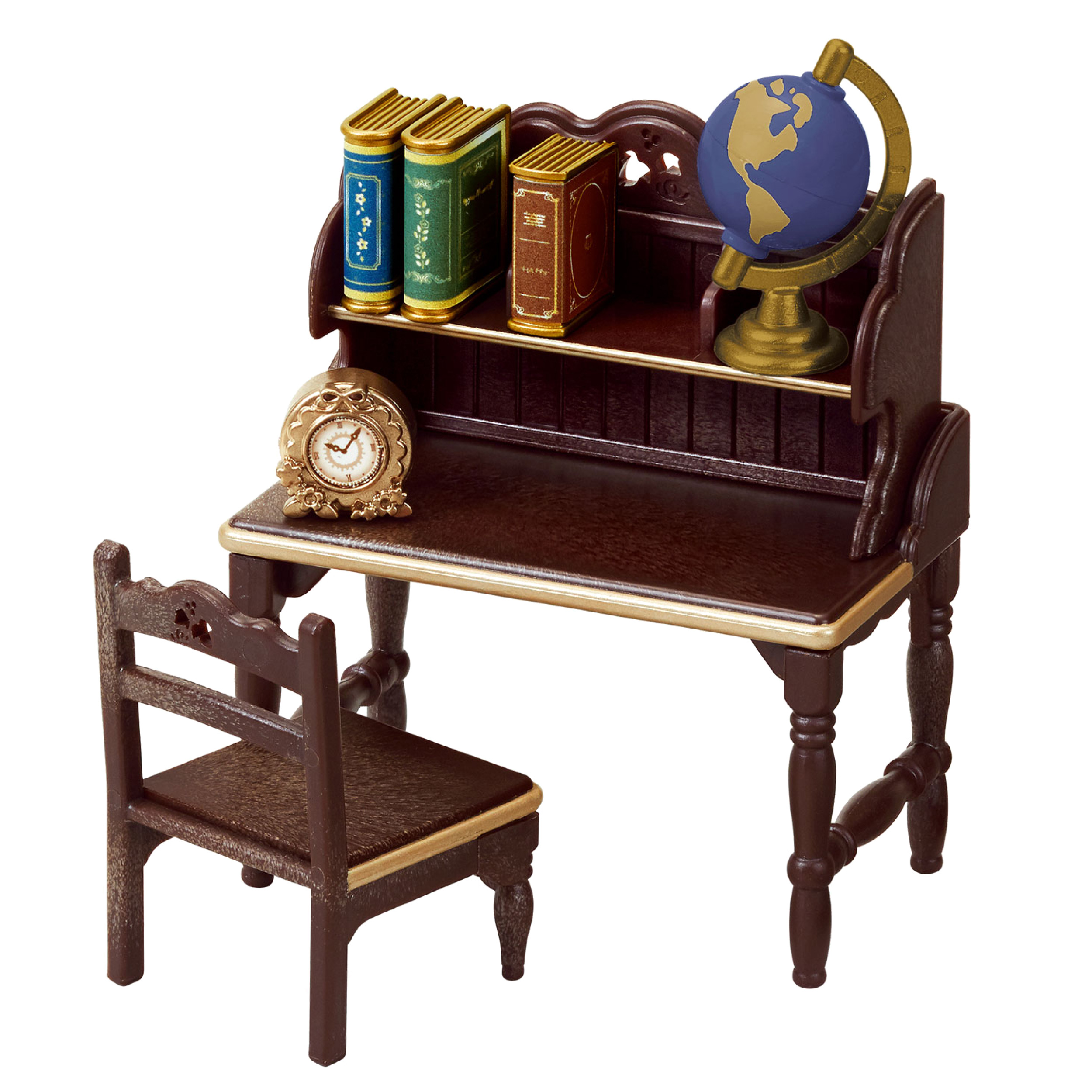クラシックブラウン ライティングデスク / 家具 - シルバニア クラシックブラウン ライティングデスク / 家具 - シルバニア