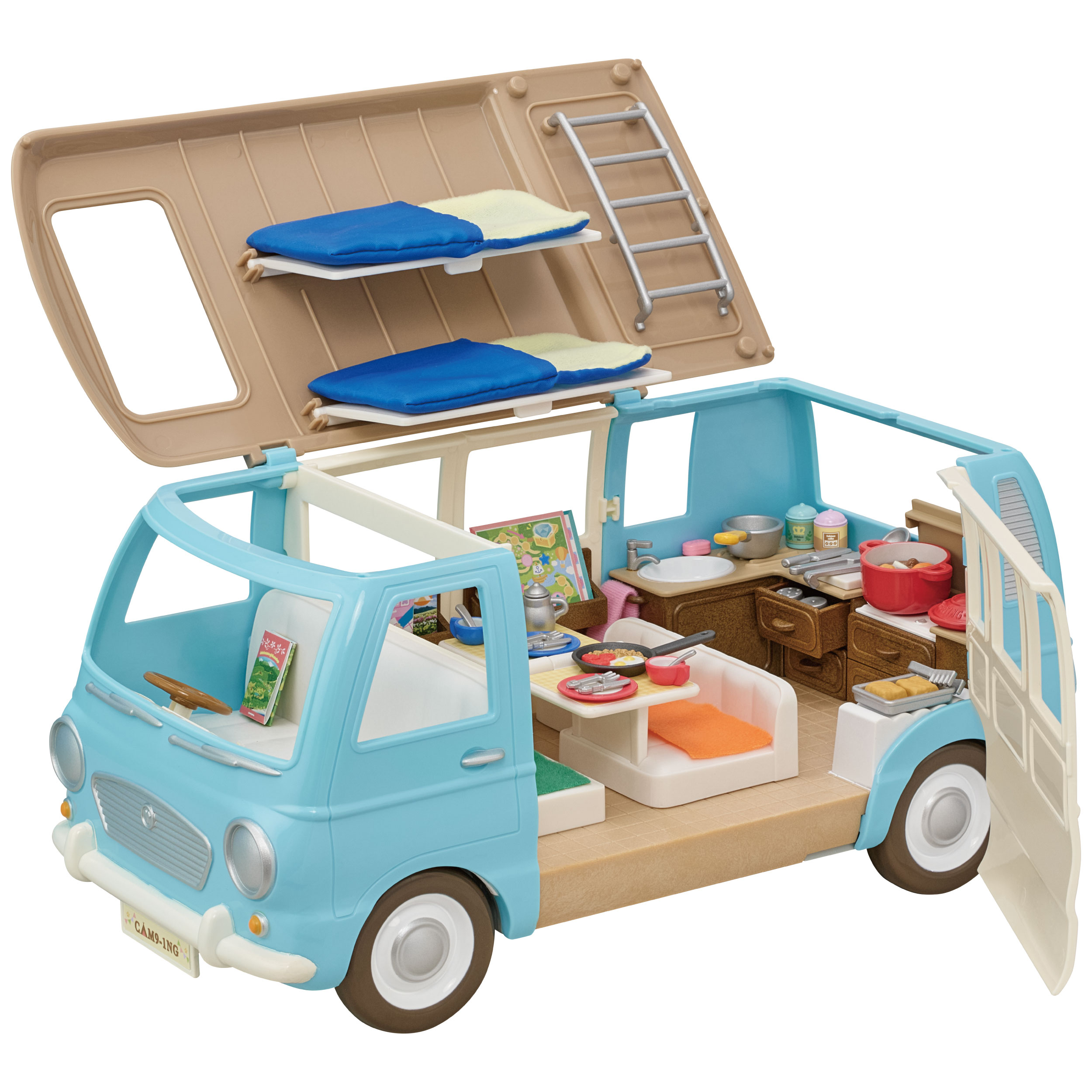 シルバニアファミリー キャンピングカー 乗り物 赤い屋根のお家